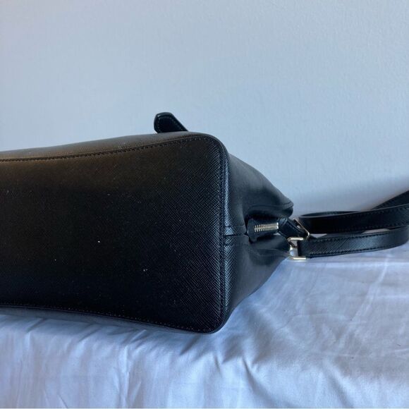 KATE SPADE Black Leather Satchel Madison Dumpling Dolly Phoebe Tote Crossbody - Picture 6 of 11